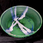 Green White Bowl