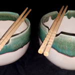 Green White Noodle Bowl