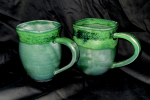 Green to Black Mugs