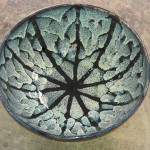 Tenmoku Rutile Wax Resist Bowl