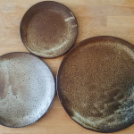 Dark Brown Plates