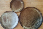 Dark Brown Plates