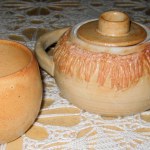 Orange Burlap